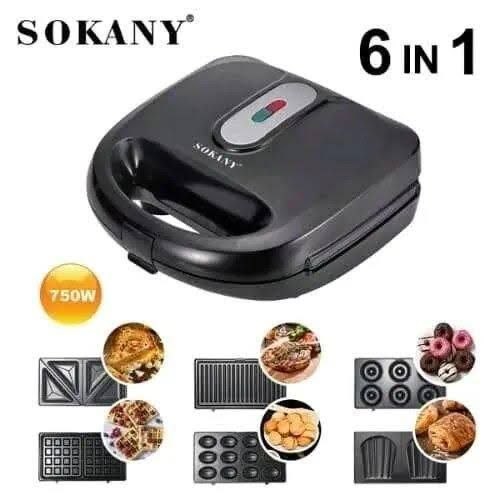 6 in 1 sokany toaster