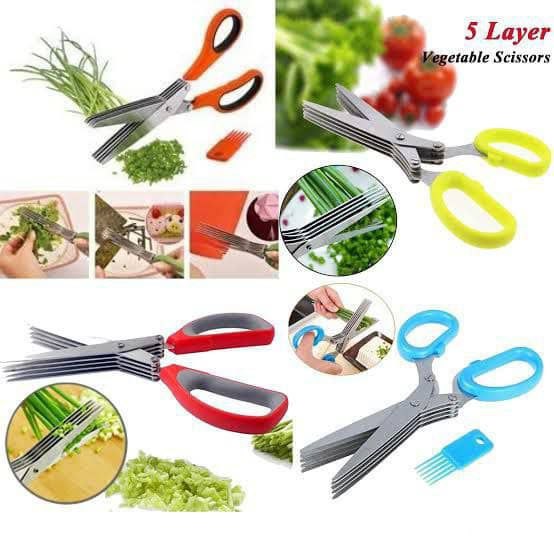 Multi blade kitchen scissors