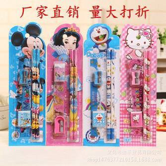 Pencil and eraser set(per dozen)