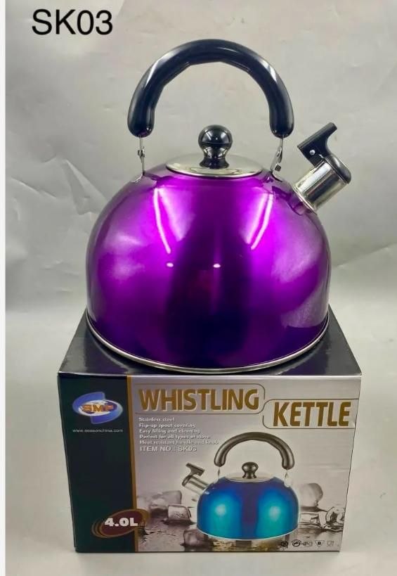 Whistling color kettle